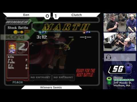 SG 22.5 SSBM - Een (Peach) vs. Clutch (Marth) - Melee WSF