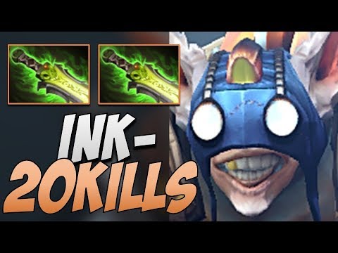 Ink Meepo with CRAZY 20 KILLS EZ | Dota Gameplay