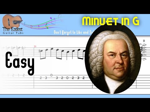 Bach - Minuet in G Guitar Tab