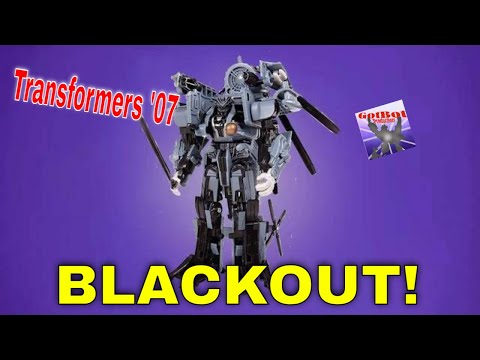 Transformers 2007 Live-Action Voyager Blackout - GotBot True Review NUMBER 1087