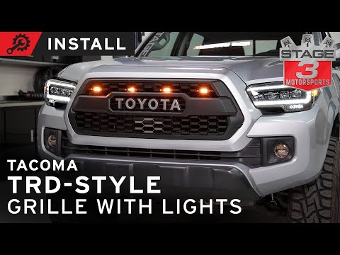 2016-2020 Toyota Tacoma TRD Pro Style Grille Install
