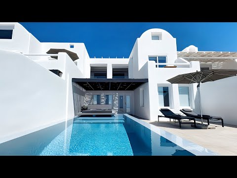 CAVO TAGOO Santorini, 5-Star Luxury Hotel (Imerovigli, Greece) | Stunning Sunset | 4K Trip Vlog