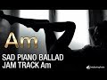 A Minor Sad Piano Backing Track (to sing and play along)