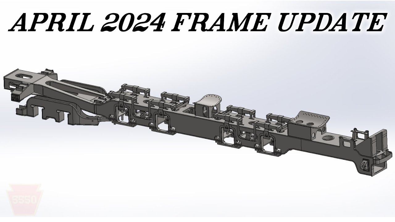 T1 5550 Locomotive Parts - Fired Up Train Productions