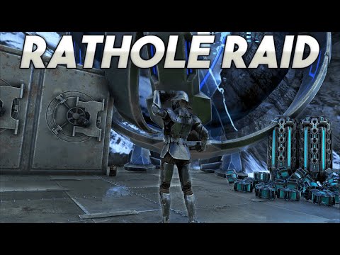 SOLO Raiding An OP Rathole To Make Me Rich - ARK