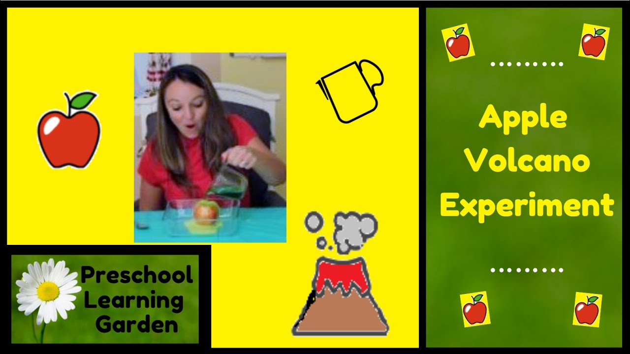 Apple Volcano Science Experiment