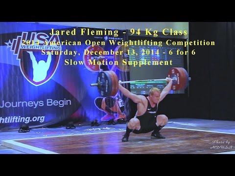 Jared Fleming's Best Lifter Performance At The 2014 American Open In Slow Motion
