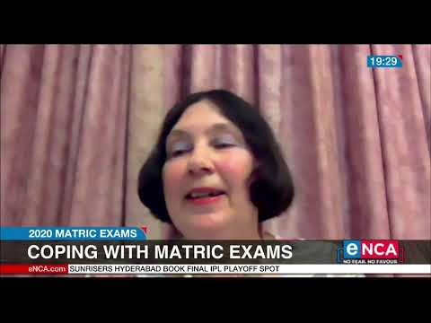 Coping with matric exams