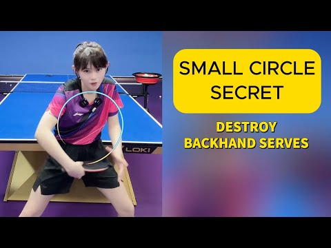 The 'Small Circle' Secret: How to Return Deep Backhand Serves(A Serve-Return Tutorial)
