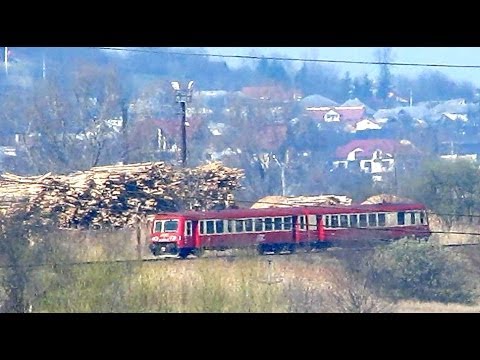 Red Regiotrans Train on Dolhasca - Falticeni [March, 2014]
