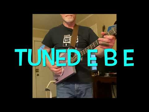 3 String Crossroads Cigar Box Guitar by Bluesboy Jag Get yours at Bluesboyjag.com