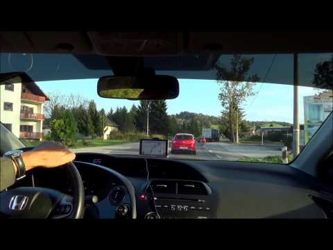 Driving from Karlovac to Slunj via D1 - Croatia (Hrvatska)