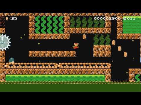 Retro Toxic Terrain by Fritzef - Super Mario Maker 2 - No Commentary 1by