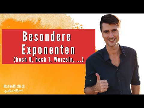 Potenzgesetze bei besonderen Exponenten | Grundlagen und Beispiele | MatheMitNick