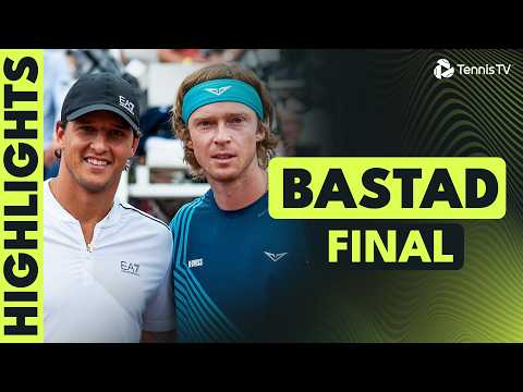 Andrey Rublev vs Luciano Darderi Title Battle 🏆 | Bastad 2026 Final Highlights