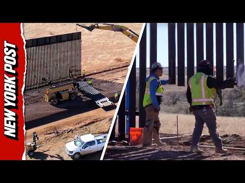 Watch the Border's New 25-Mile-Long 'Smart Wall' Get Built in Arizona