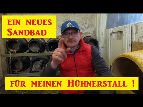 Ein neues Sandbad für meinen Hühnerstall ! Einfach und schnell !