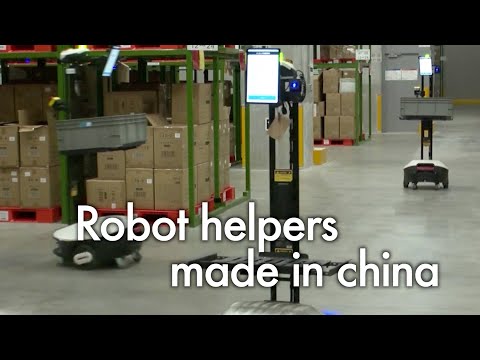 China-made warehouse robots ease labor shortage for Japan's logistics industry