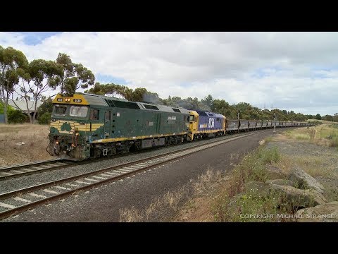 Pacific National 7731V Grain Train On Lovely Banks - PoathTV Australian Railways