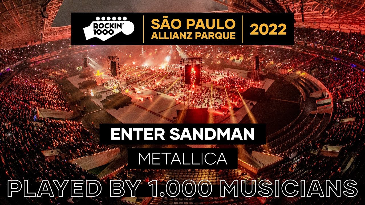 1000 musicians perform Enter Sandman