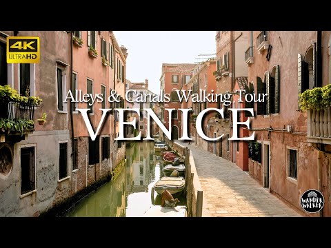 The REAL VENICE Experience | 4K Walk Tour - San Polo Alleys & Canals