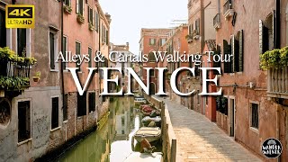 The REAL VENICE Experience | 4K Walk Tour - San Polo Alleys & Canals