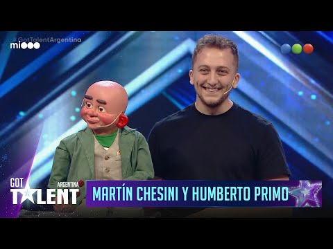 Martín Chesini - Ventrílocuo de Humberto Primo | Audiciones | Got Talent Argentina 2023