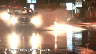 preview picture of video '5/24/2014 Carlsbad, NM Vivid Lightning & Street Flooding'