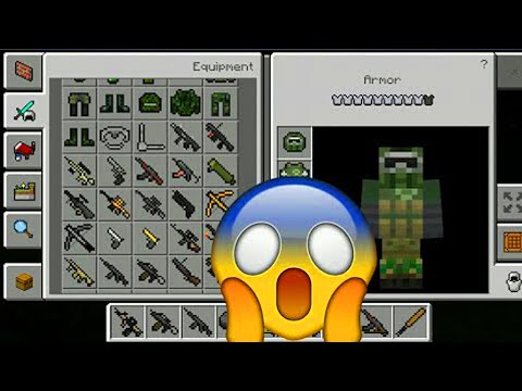 HOW to GET GUNS in Minecraft PE for FREE! (Guns in Minecraft PE)