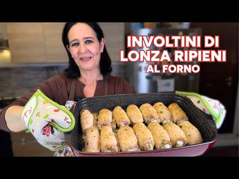 INVOLTINI DI LONZA RIPIENI AL FORNO di Betty e Marco - Ricetta Facile e Veloce