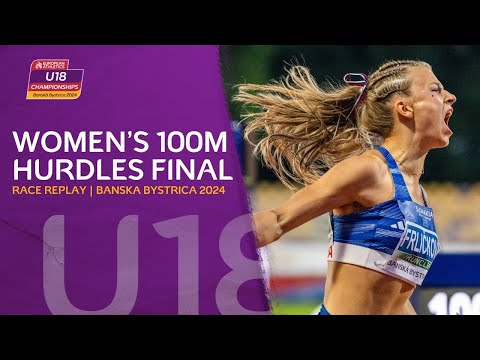 HISTORY for Slovakia! 🇸🇰 Women's 100m hurdles final | Banska Bystrica 2024