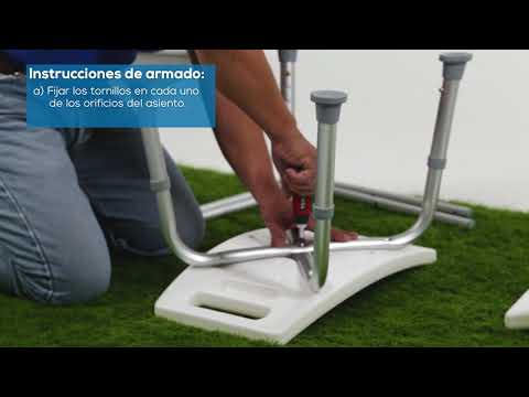 Silla de Ducha con Respaldo