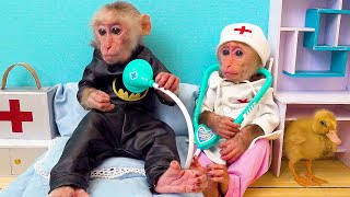 When Baby Monkey become a doctor