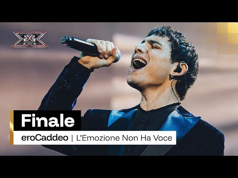 eroCaddeo sings "Emotion Has No Voice" by Adriano Celentano | X Factor 2025 Finale