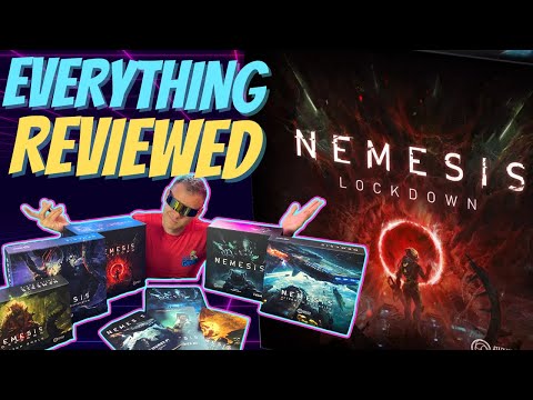 Nemesis Lockdown Board Game Review & Stretch Goals, Expansions & Base Game