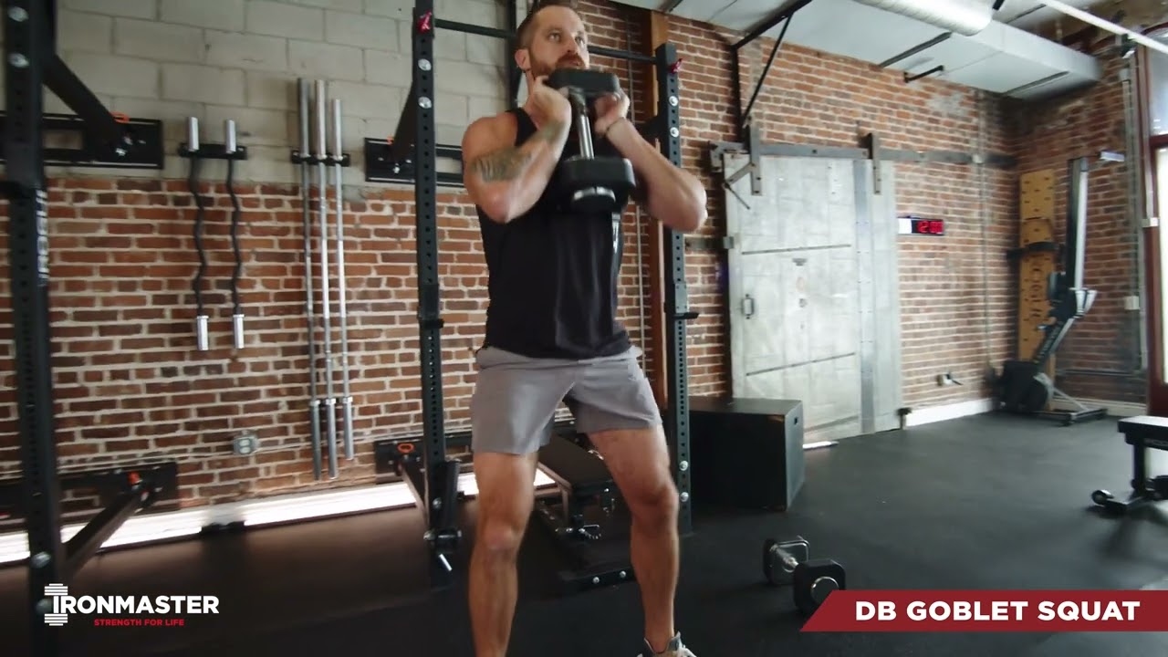 Dumbbell Goblet Squat Tutorial - YouTube