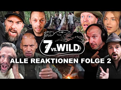 SKANDAL! 😱 Alle 7 vs. Wild Reaktionen auf Folge 2 zusammengefasst