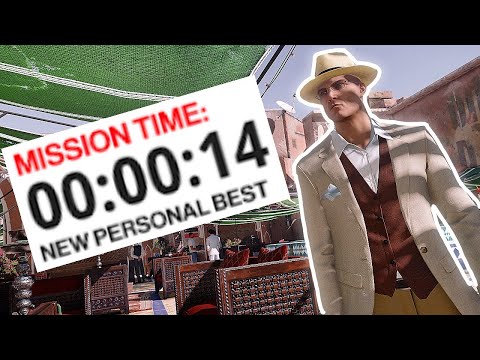 Hitman 3 Marrakesh speedrun! How to speedrun Marrakesh in 14 seconds | SA