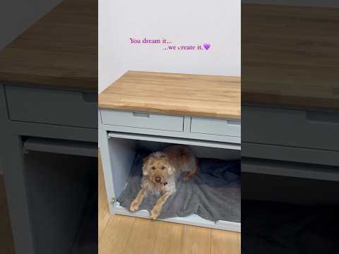 How do I design the perfect dog crate furniture?