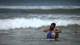 Gaza Beach: 'We suffocate in the city. Here we can breathe'