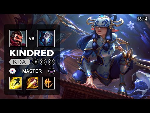 Kindred vs Graves Jungle - KR Master - Patch 13.14 Season 13