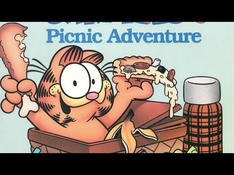 Garfield’s Picnic Adventure (1988 Golden Books) read-along storybook & tape