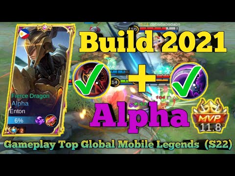 Alpha 3504 Match !! Build 2021 Gameplay Top Global Mobile Legends (S22) | By Enton