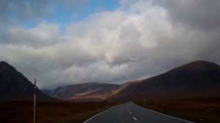 Autumn Drive To Glencoe Scottish Highlands Scotland