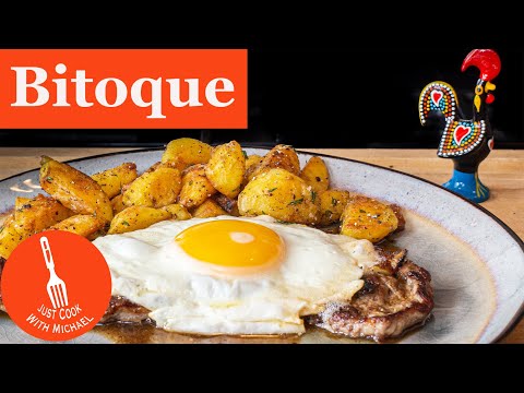 Bitoque | Steak with a Fried Egg and Butter Pan Sauce