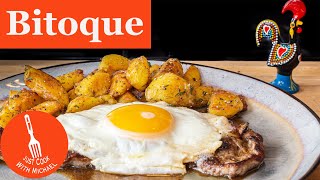 Bitoque | Steak with a Fried Egg and Butter Pan Sauce
