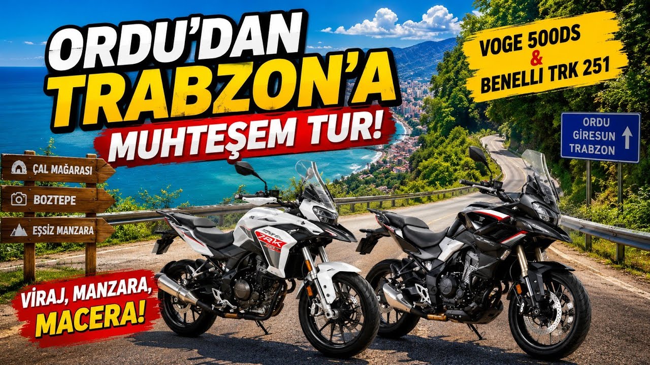 Voge 500DS & Benelli TRK 251 ile Karadeniz Turu | Çal Mağarası ve Boztepe