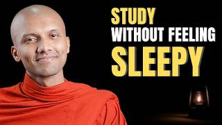 Do This For 1 Minute When You Feel Sleepy (Buddhist Study Hack)