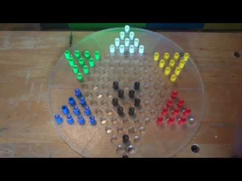How to Move Quickly in Chinese Checkers - Starting Trick - Across the Board (at the start of game)