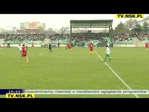 tv.nsk.pl 2013-11-02 Radomiak Radom - KS Legionovia Legionowo 2-2 (1-0) bramki relacja konferencja